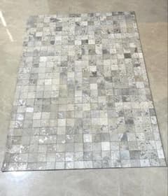 KAREの牛革（カウハイド）のパッチワークラグ カーペット ハンドメイド