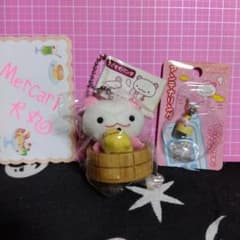 モモパンダ2000年アンテナリング＆マスコットキーホルダー未使用・未