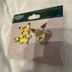 ポケパークカントー限定 ピカチュウ&イーブイピンズセット - メルカリ