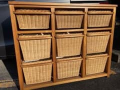 ラタン 籐家具 サイドボードチェスト ヴィンテージ - メルカリ