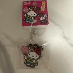 ハローキティ アクリルキーホルダー 青森限定 ねぶた ご当地キティ