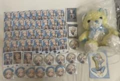 オリエンス2周年チェキ風カード 缶バッジ 緋八マナ NIJIベア ポスト