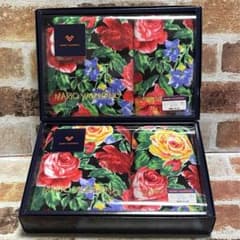 MARIO VALENTINO マリオバレンチノ 花柄 4枚タオルセット - メルカリ