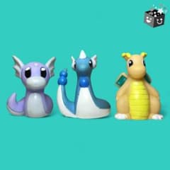 ポケモンキッズ（ミニリュウ、ハクリュー、カイリュー）指人形 No.B053