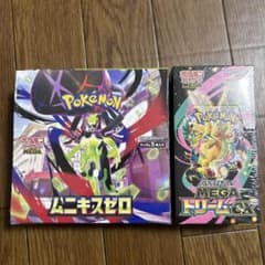 ポケモンカードムニキスゼロ & MEGAドリームEXボックスシュリンク付き