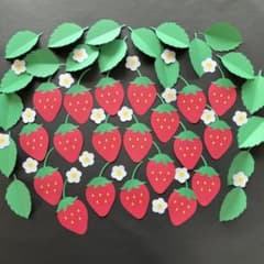 壁面飾り いちご - メルカリ