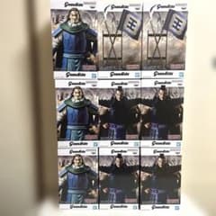 9個□キングダム Grandista 王騎 騰 旗・矛 フィギュア まとめ売り