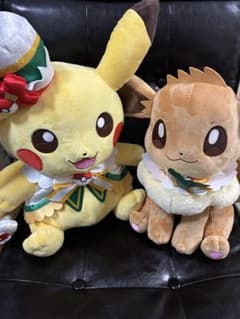 新品タグ付き】ポケパークカントー限定品 ピカチュウ イーブイ