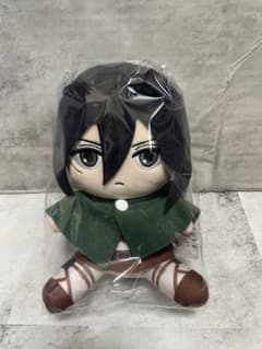 進撃の巨人 お座りぬいぐるみS ミカサ・アッカーマン 調査兵団 自由の