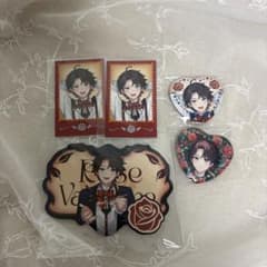 にじさんじRoseValentine 三枝明那 チェキ風カード 缶バッジ 特典