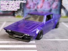 ホットウィールカスタム 日産 シルビア 180sx 青☆自作☆深リム