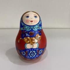 専用】ロシア雑貨☆起き上がりこぼし♪ネコ オリガ・ザバイキナ作