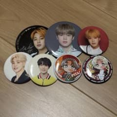 BTS ジミン 缶バッジ 7個セット - メルカリ