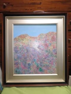 ◇ 平井光典 「錦秋」 油彩 F10号 独立会 独立賞 福岡県立美術館収蔵