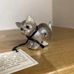 クリストフル 猫 オブジェ - メルカリ