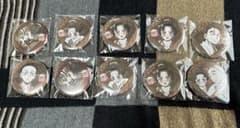 鬼滅の刃 ダイニング お楽しみくじ 缶バッジ 猗窩座 狛治 恋雪 慶蔵