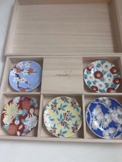 新品未使用】タキマキ 九谷焼き 豆皿5枚セット 滝沢眞規子 - メルカリ