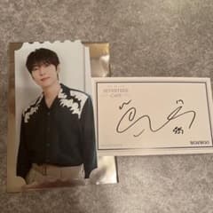 SEVENTEEN カフェ セブチカフェ 入場特典 ウォヌ サインカード - メルカリ
