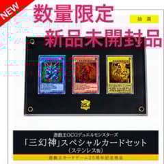 遊戯王OCG「三幻神」スペシャルカードセット（ステンレス製）三幻神