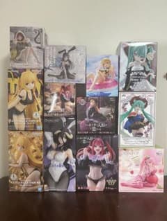 美少女フィギュア まとめ売り 初音ミク 喜多川海夢 ToLOVEる等 全12個