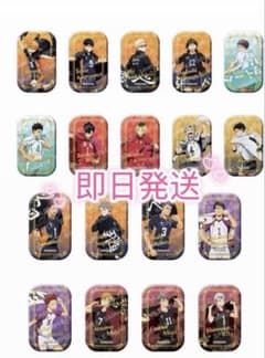 ハイキュー セブンネット限定 スクエア缶バッジ 第一弾 第二弾セット