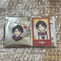 三枝明那 にじさんじ バレンタイン チェキ風カード 缶バッジ Valentine