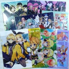 初音ミク 鏡音リン 鏡音レン クリアファイル 巡音ルカ MEIKO KAITO