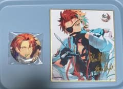 鬼龍紅郎 缶バッジ 色紙 セット - メルカリ