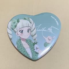 アイカツ ハワイアンズ ユリカ 藤堂ユリカ ハート型 缶バッジ - メルカリ