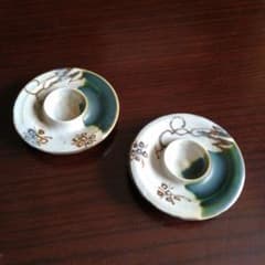 瀬戸焼 加藤作助 織部灯明皿 6.7cm 大正〜昭和初期 - メルカリ