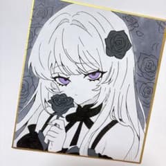 手描き アナログ イラスト オリジナル 色紙 - メルカリ