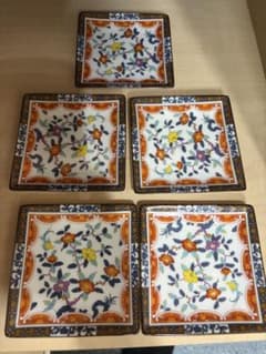 伊万里 京友禅 正角皿 5枚 - メルカリ