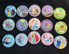 ディズニー 刺繍 缶バッジ全15種 コンプリート セット - メルカリ