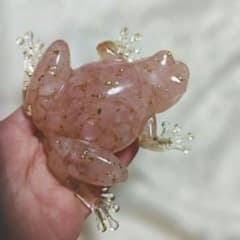 オルゴナイト ローズクォーツ カエル - メルカリ