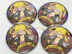 ワンピース サンジ 輩缶バッジ 4個セット - メルカリ