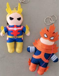 オールマイト エンデヴァー LOWRYSFARM ST ぬいぐるみキーホルダー