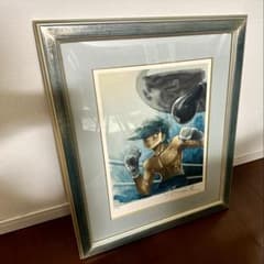 ゾロ目111/200】あしたのジョー ちばてつや 直筆サイン シルク