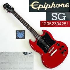 Epiphone SGモデル チェリーレッド Groverペグ搭載 【整備品】 - メルカリ