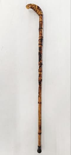 竹根 ステッキ 杖 天然竹 バンブー 全長約75cm レトロ - メルカリ
