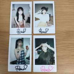 宮下玲奈 直筆サイン入りチェキ4枚セット - メルカリ