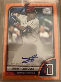 2023 Topps WBCフリオ・ロドリゲス サイン入りカード 25枚限定 - メルカリ