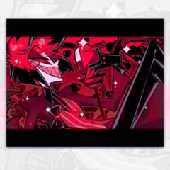 ハズビン・ホテル アラスター バレンタイン限定ポスター - メルカリ