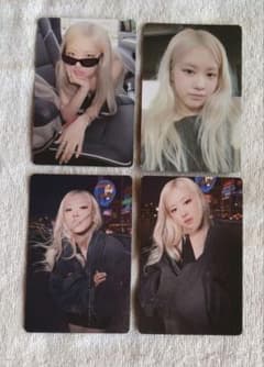 BLACKPINK ロゼ ROSE トレカ 韓国限定 4枚セット No.225 - メルカリ