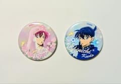 名探偵コナン 缶バッジ 工藤新一 毛利蘭 - メルカリ