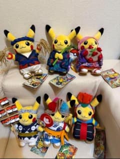 ポケモンセンタートウホク お祭り ピカチュウ ぬいぐるみ 6種 - メルカリ