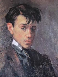 パブロ ピカソ、【自画像】希少な画集画より 初期作品、状態良好