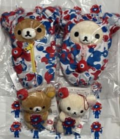 大阪万博限定 ミャクミャク リラックマ ぬいぐるみ 4種セット