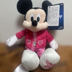 ◇ディズニーストア ミッキー ぬいぐるみ 2026年 バレンタイン ピンク