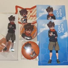 イナズマイレブン 円堂ハル ポストカード 缶バッジ アクリルスタンド