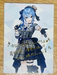 即購入OK】＃星街家のカレー 星街すいせい レア 複製メッセージ入り